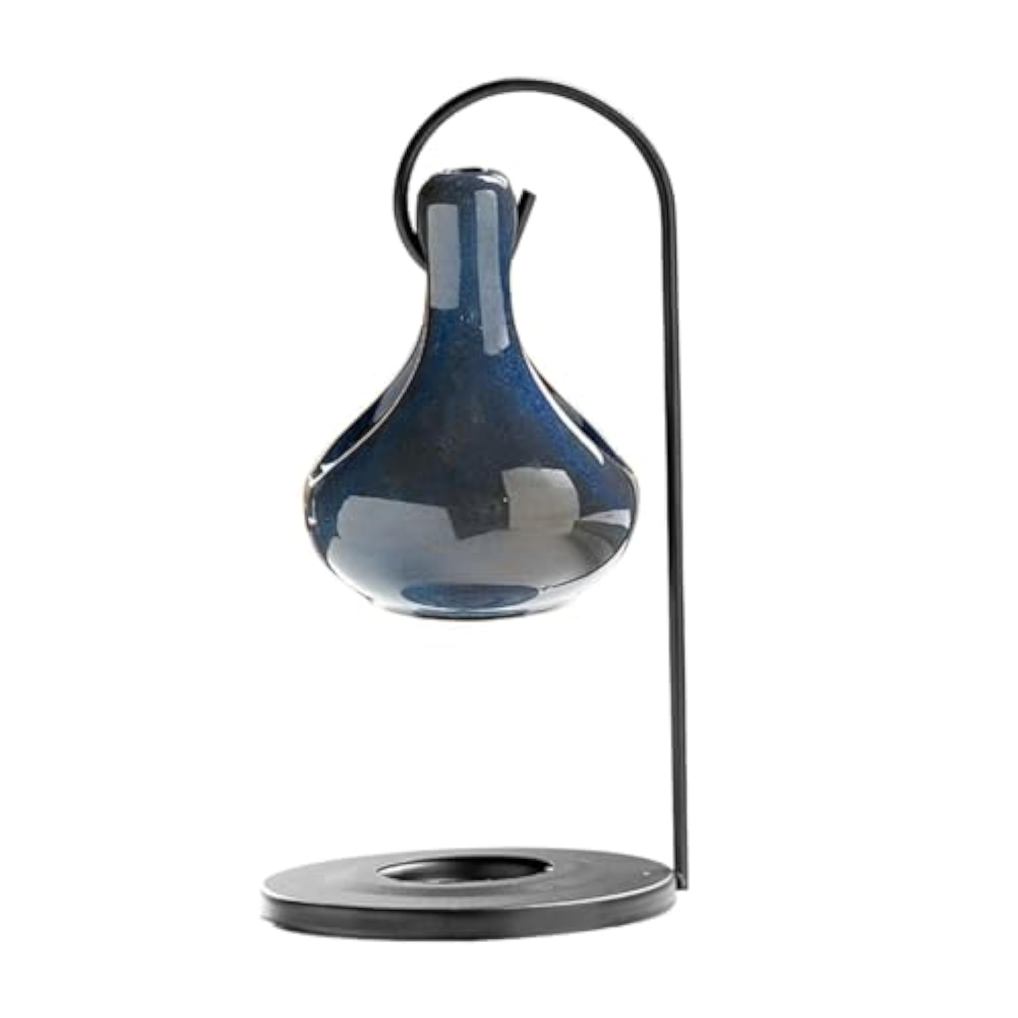 Teardrop Oil Warmer Tealight Candle Holder, Deep Blue